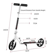 g8buynz g8buynz Folding Kick Scooter for Adults and Teens with Height Adjustable Handlebar Folding Kick Scooter for Adults and Teens with Height Adjustable Handlebar