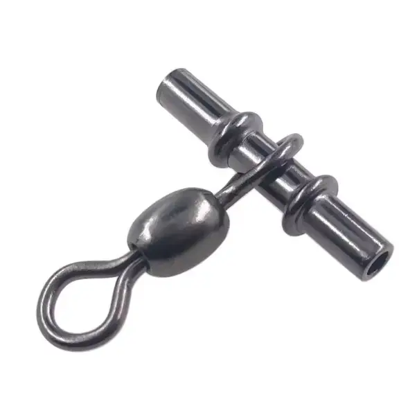 Action Fishing Nets Bran Swivels 27mm 80kg Swivel Sleeves 3-way Fishing Swivels Crane  10PK 2.6mm Line Size Swivel Sleeves 27mm 80kg 3 Way Action Fishing Nets