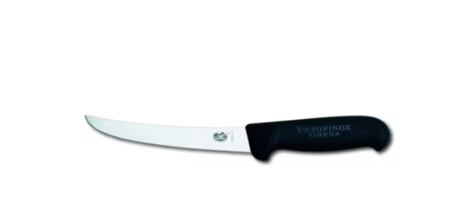 Victorinox Boning Knife 5.6503.15cm Curved Blade Black Handle