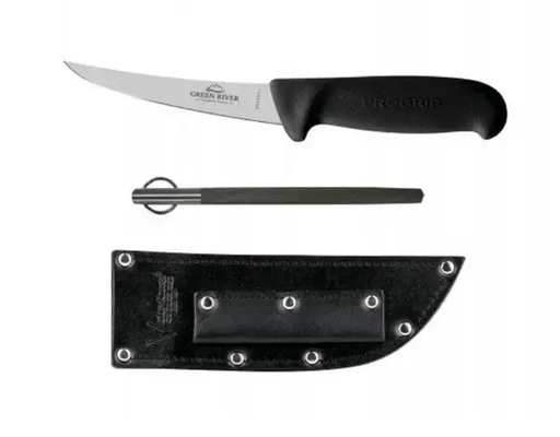 Green River Green River Green River Boning Knife Set With Sheath And Honing Rod Green River Boning Knife Set With Sheath And Honing Rod