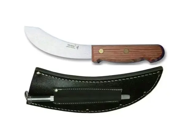 Xcel Boning Set Xcel Shepherd Set with Wood Handle Knife/Sheath/Ring Steel Xcel Shepherd Boning Knife Set With Wood Handle