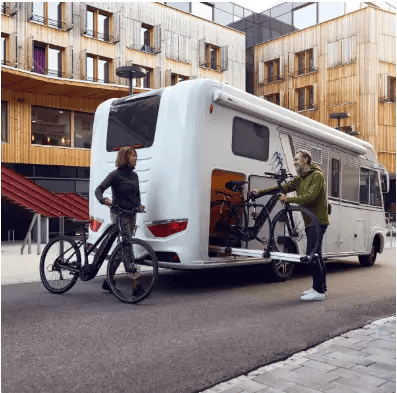 Thule Type Bike Rack Thule VeloSlide Bike Rack For Two Electric Bikes Outdoor Loading Thule VeloSlide Bike Rack For Two Electric Bikes