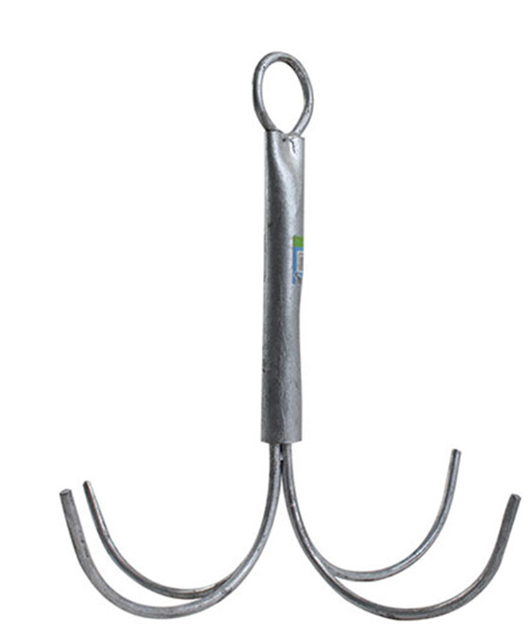 Galvanised Grapnel Anchors 5mm 6mm 8mm 10mm - Action Outdoors Kiwi