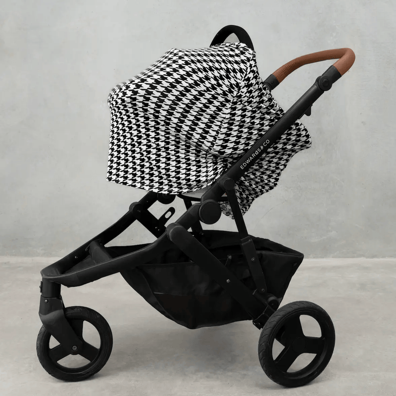 Black Houndstooth Multi-Use Cover by Modern Mini