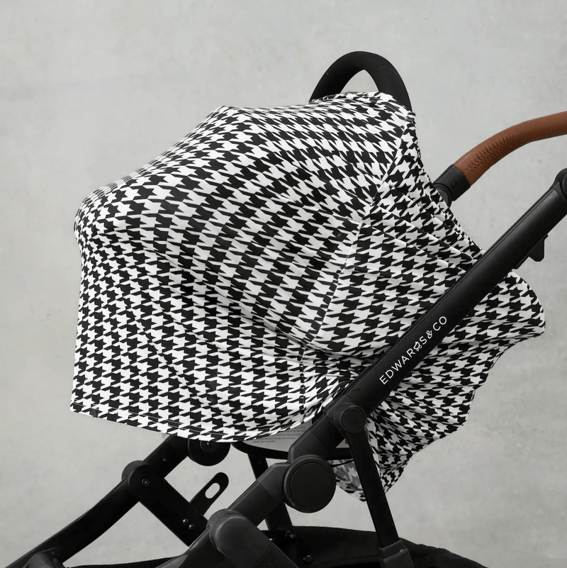 Black Houndstooth Multi-Use Cover by Modern Mini