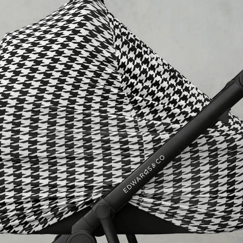 Black Houndstooth Multi-Use Cover by Modern Mini