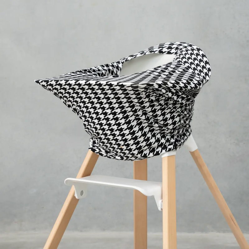 Black Houndstooth Multi-Use Cover by Modern Mini
