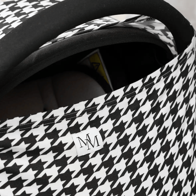 Black Houndstooth Multi-Use Cover by Modern Mini