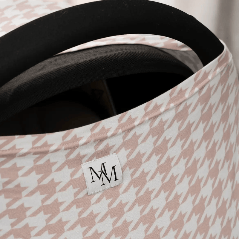 Beige Houndstooth Multi-Use Cover by Modern Mini