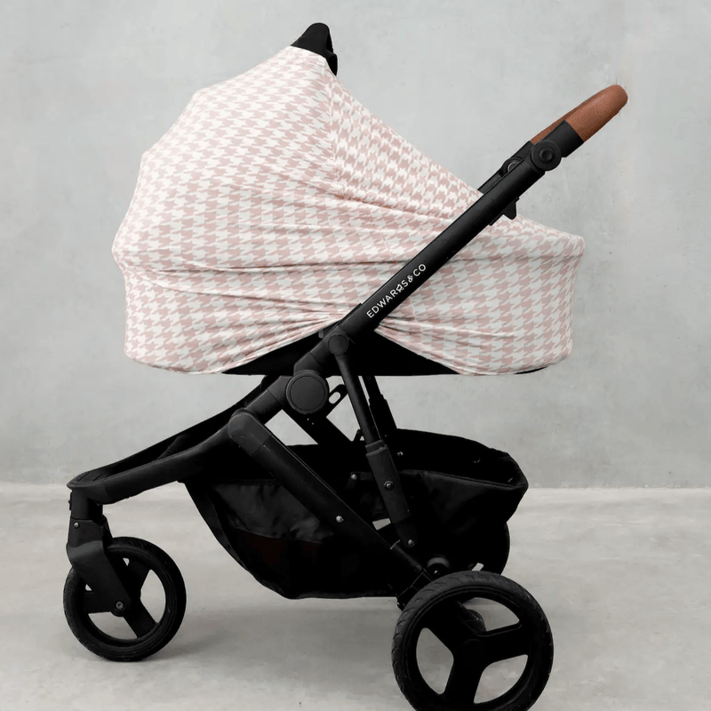 Beige Houndstooth Multi-Use Cover by Modern Mini