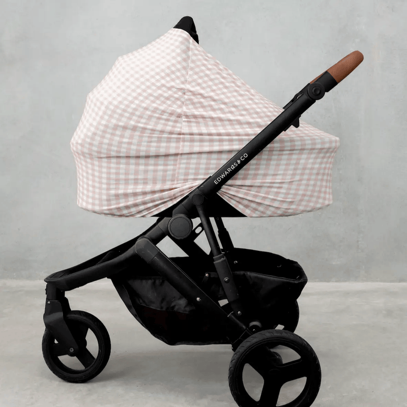 Beige Gingham Multi-Use Cover by Modern Mini