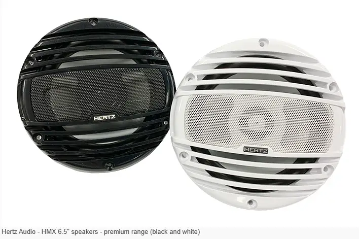 Hertz Audio - HMX 6.5" speakers - premium range (black and white) by Hertz