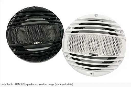 Hertz Audio - HMX 6.5" speakers - premium range (black and white) by Hertz