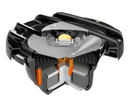 Hertz Audio - HMX 6.5 S-LD-G 6.5" Black Premium LED Speakers by Hertz