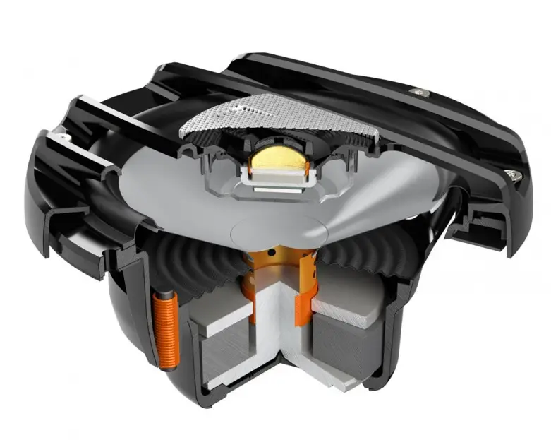 Hertz Audio - HMX 6.5 S-LD-G 6.5" Black Premium LED Speakers by Hertz