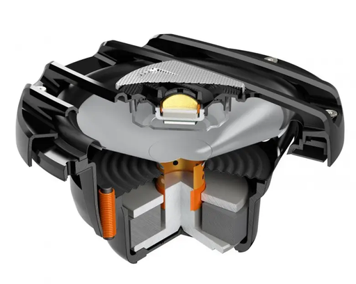 Hertz Audio - HMX 6.5 S-LD-G 6.5" Black Premium LED Speakers by Hertz