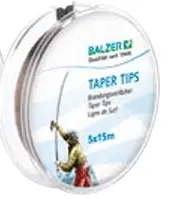 Balzer Fishing Lines Tapered leader line for Fly fishing & Surfcasting 15m Leader Tapered leader line for Fly fishing & Surfcasting 15m Leader