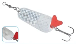 Balzer Fishing Lures Colonel Classic Curvy Spoon Silver 6g, 16g, 22g: Colonel Classic Curvy Spoon Silver 6g, 16g, 22g: