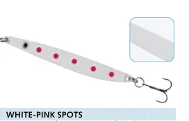 Balzer Fishing Lures Colonel Z Seatrout Jig White/Pink Spots With UV Active 22g &26g Options (Lead Free) Colonel Z Seatrout Jig White/Pink Spots With UV Active 22g &26g Options (Lead Free)