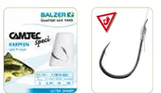 Balzer Fishing Hooks & Trace's x10 Trout / Salmon Trace - #4 Hook with 0.25mm x 70cm leader x10 Trout / Salmon Trace - #4 Hook with 0.25mm x 70cm leader