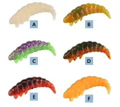 Balzer Fishing Lures Scented Soft Rubber Grub - 6 Grubs per pack - 3cm Scented Soft Rubber Grub - 6 Grubs per pack - 3cm