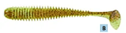 Balzer Fishing Lures WORM PADDLER WITH PADDLE TAIL, 5CM,6 Softbaits per pack (SQUID SCENTED) WORM PADDLER WITH PADDLE TAIL, 5CM,6 Softbaits per pack (SQUID SCENTED)