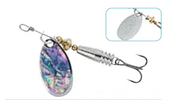 Balzer Fishing Lures Colonel Classic Spinner - Mother of Pearl Series - Abalony / Paua SIlver Colonel Classic Spinner - Mother of Pearl Series - Abalony / Paua SIlver