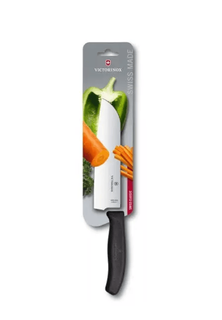 Victorinox Victorinox Knives Victorinox Santoku Knife 6.8503.17cm Black Swiss Classic Blister Victorinox Santoku Knife 17 cm Swiss Classic Blade