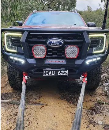 Mongoose Kinetic Recovery Strop 13 Ton 9m Heavy Duty 4WD Tow Gear by Mongoose