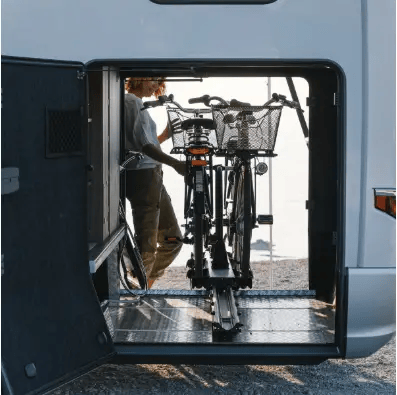 Thule Type Bike Rack Thule VeloSlide Bike Rack For Two Electric Bikes Outdoor Loading Thule VeloSlide Bike Rack For Two Electric Bikes