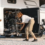 Thule Type Bike Rack Thule VeloSlide Bike Rack For Two Electric Bikes Outdoor Loading Thule VeloSlide Bike Rack For Two Electric Bikes