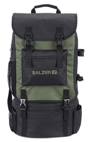 Balzer Fishing Accessories Fishing Iso Backpack with insulated compartment and rod/net holder Fishing Iso Backpack with insulated compartment and rod/net holder