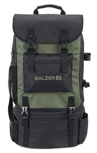 Balzer Fishing Accessories Fishing Iso Backpack with insulated compartment and rod/net holder Fishing Iso Backpack with insulated compartment and rod/net holder