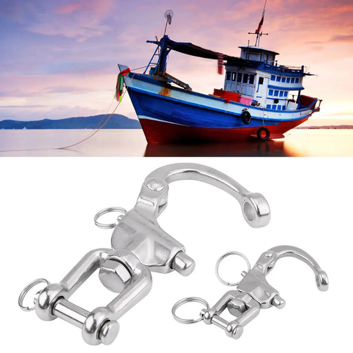 Action Outdoors Limited 316 Stainless Steel Jaw Swivel Snap Shackle For Sailboat Spinnaker Halyard 316 Stainless Jaw Swivel Snap Shackle For Spinnaker