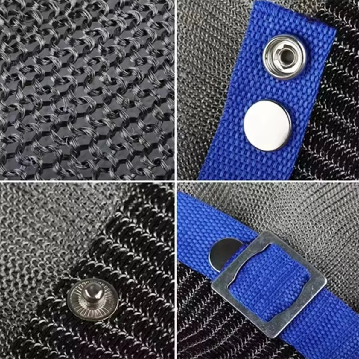 Stainless Steel Gloves Anti-cut Safety Cut Resistant Hand Protective Metal Meat Mesh Glove for Butcher Wire Knife Proof Stab - Action Outdoors Kiwi