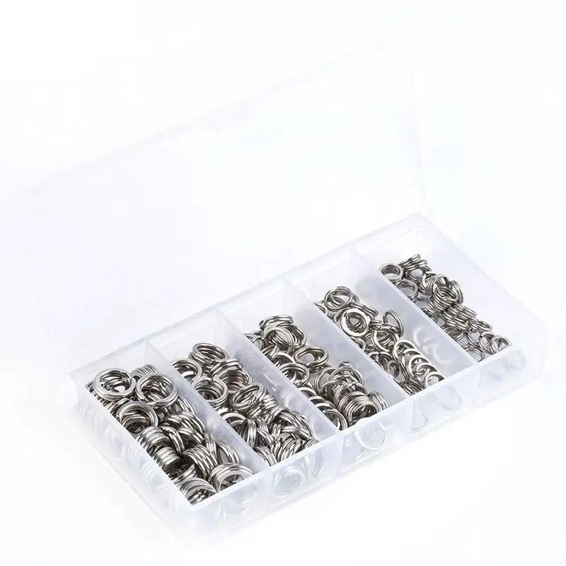200pcs Stainless Steel Fishing Split Rings by NZ Diver