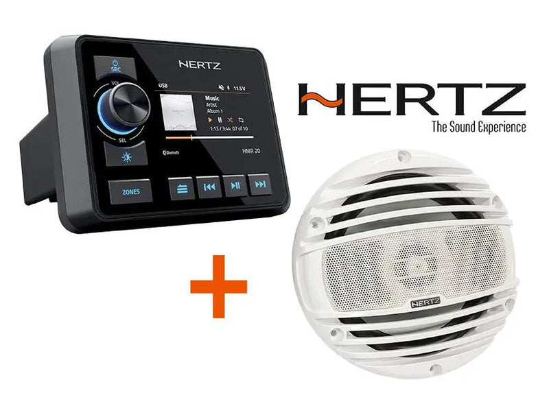 Hertz Audio Pack - HMR20 and premium speakers white by Agboss