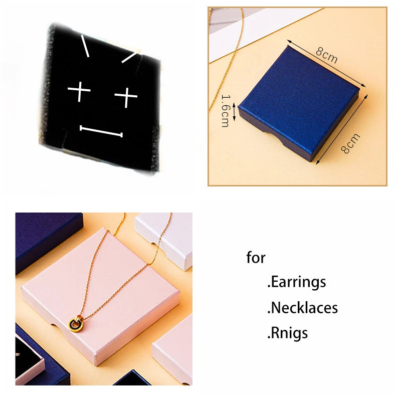 Jewelry Boxes Pink Gift Boxes Earrings Rings Necklaces Boxes Black Box JPB014 - Action Outdoors Kiwi