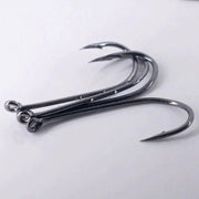 50pcs Double-backed 5/0 High Carbon Fishing Hooks by NZ Diver