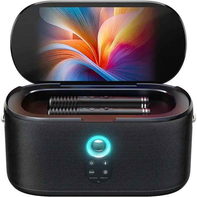 Ikarao S1 Karaoke Machine System With 10.1″ Touch Screen Wireless Mic by Kiwi Grab