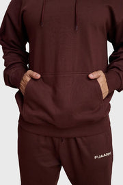 Unisex Signature Oversized Hoodies Brown by Fuaark Nz