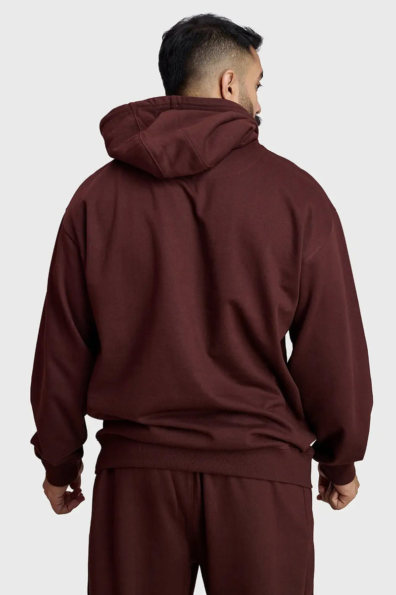Unisex Signature Oversized Hoodies Brown by Fuaark Nz