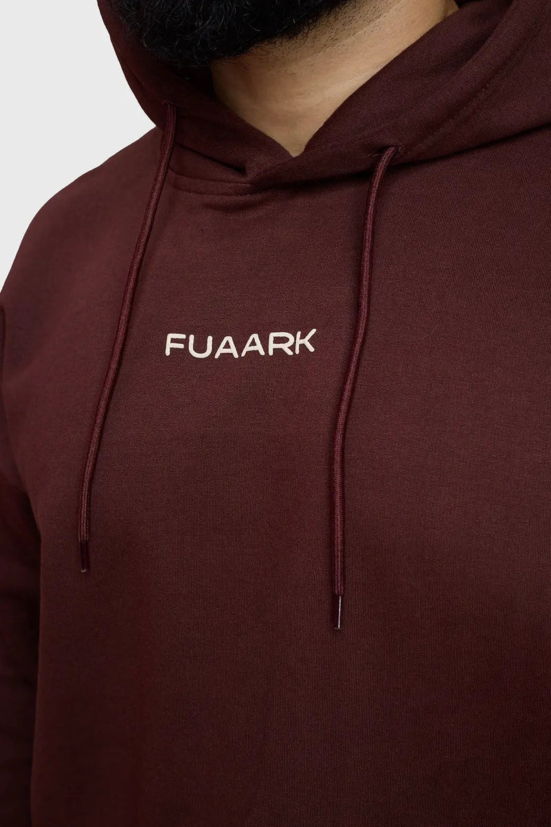 Unisex Signature Oversized Hoodies Brown by Fuaark Nz
