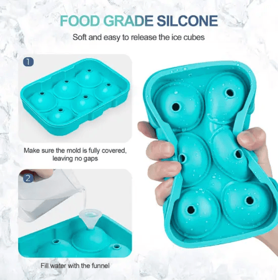 g8buynz g8buynz 3 Pack Silicone Large Round Ice Cube Tray Honeycomb Ice Trays for Whiskey 3 Pack Silicone Large Round Ice Cube Tray Honeycomb Ice Trays for Whiskey