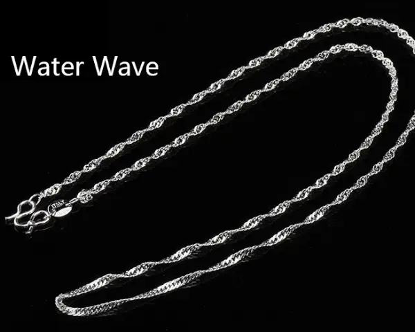 Silver Plated Necklace Cord by Resin Art NZ