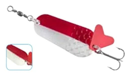 Balzer Fishing Lures Colonel Classic Curvy Spoon Silver / Red 6g, 16g, 22g: Colonel Classic Curvy Spoon Silver / Red 6g, 16g, 22g:
