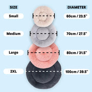 The Brooklyn Dog Beds Brooklyn® Deep Sleep Pet Bed Brooklyn Deep Sleep Calming Donut Dog Bed