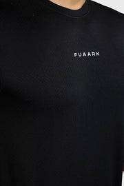 Slate Running T-shirt Black by Fuaark Nz