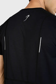 Slate Running T-shirt Black by Fuaark Nz