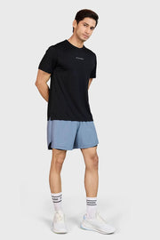 Slate Running T-shirt Black by Fuaark Nz